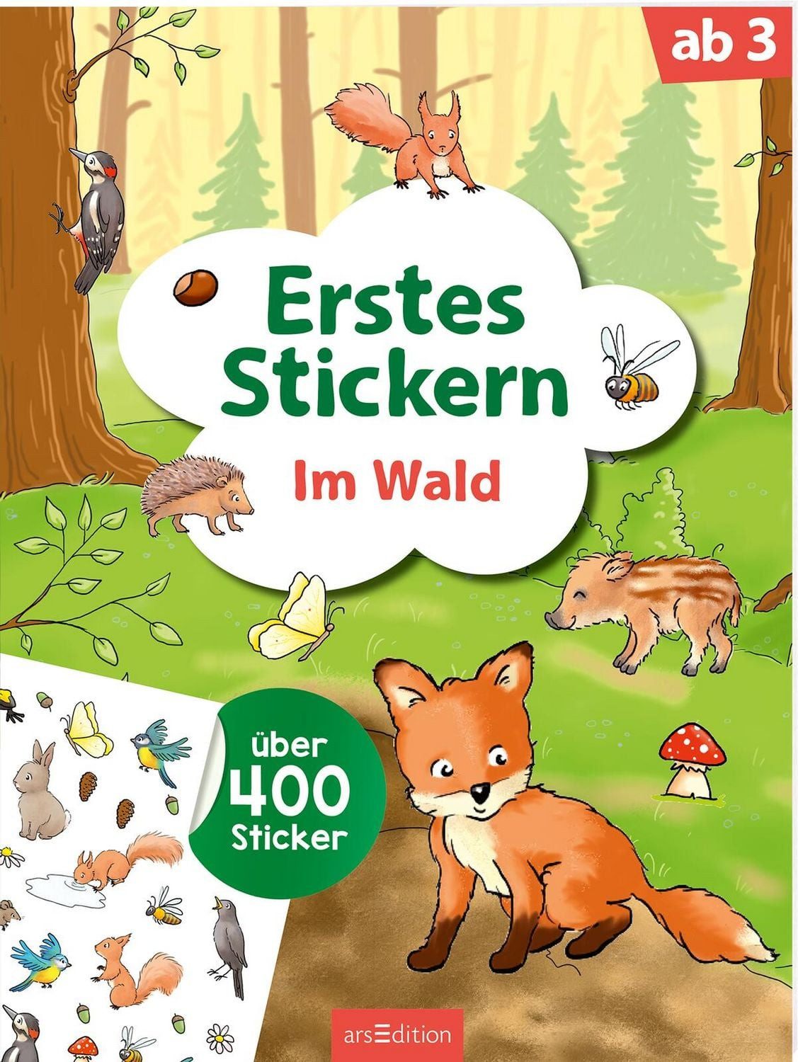 Erstes Stickern – Im Wald / diverse