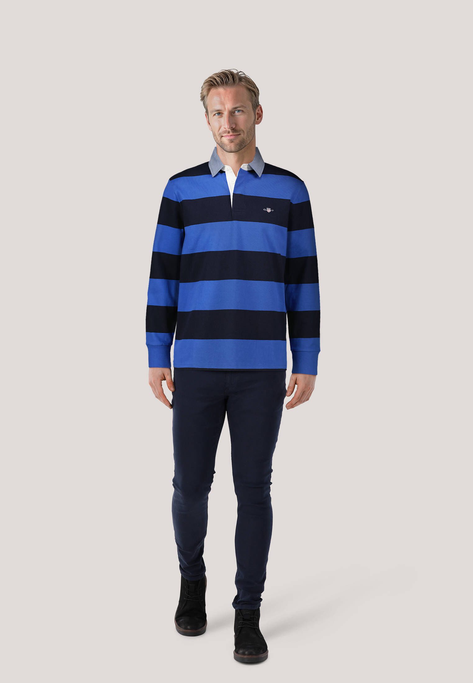 Gant Poloshirt Herren Poloshirt CHAMBRAY HEAVY günstig online kaufen