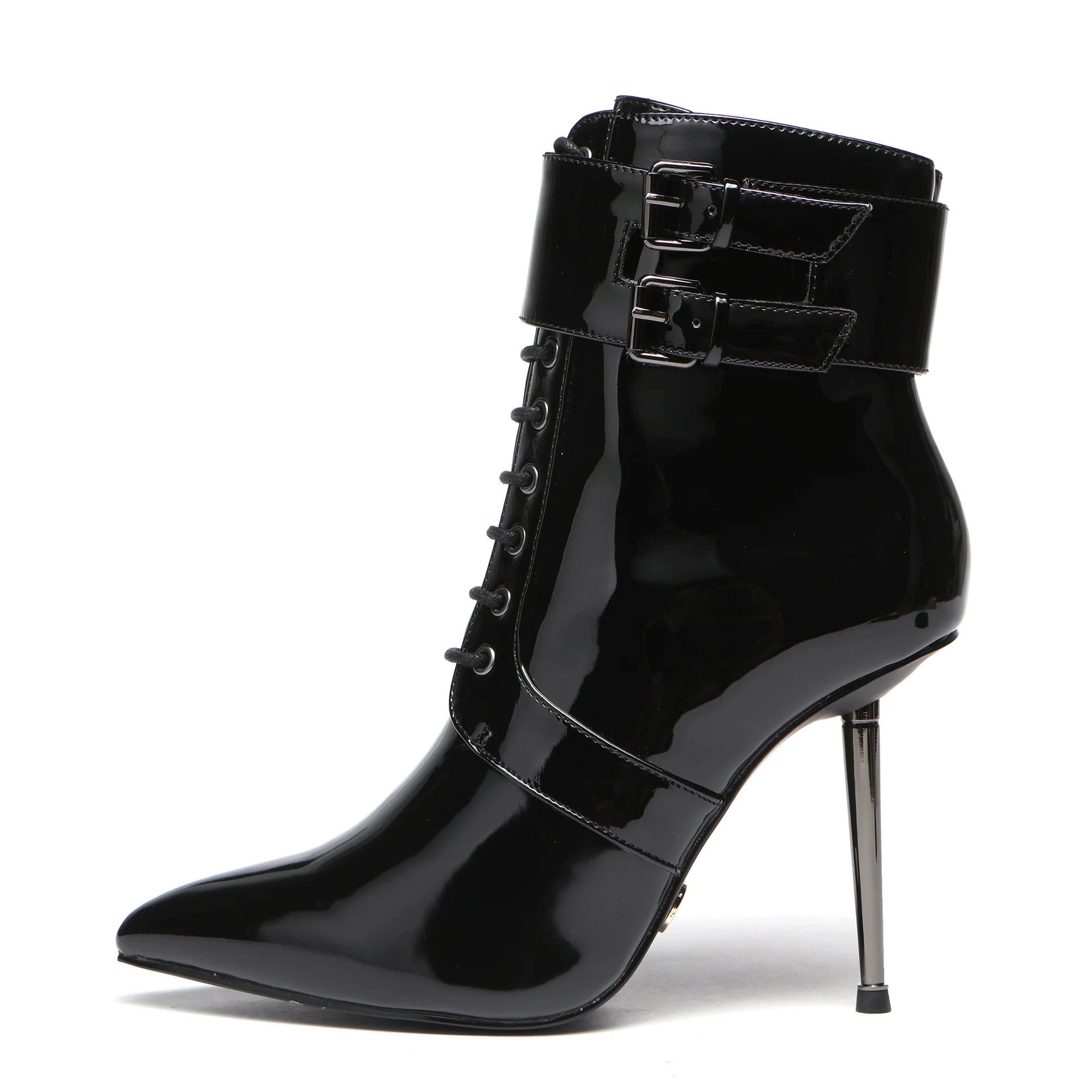 Giaro LESSORA High-Heel-Stiefelette 10 cm Absatzhöhe, Ankle Boots, Veloursleder