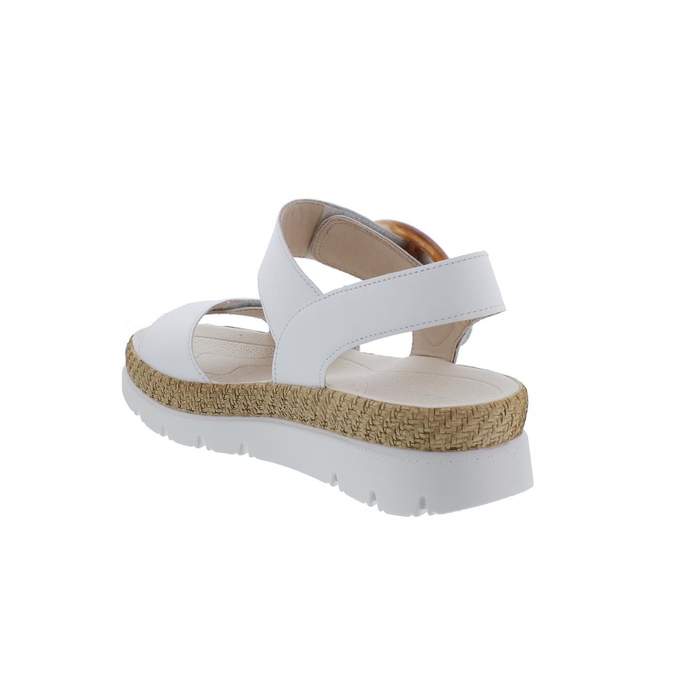 Gabor Gabor Sandale, Nappa (Glattleder), weiss, Klettverschluss, Best Fittin Sandale