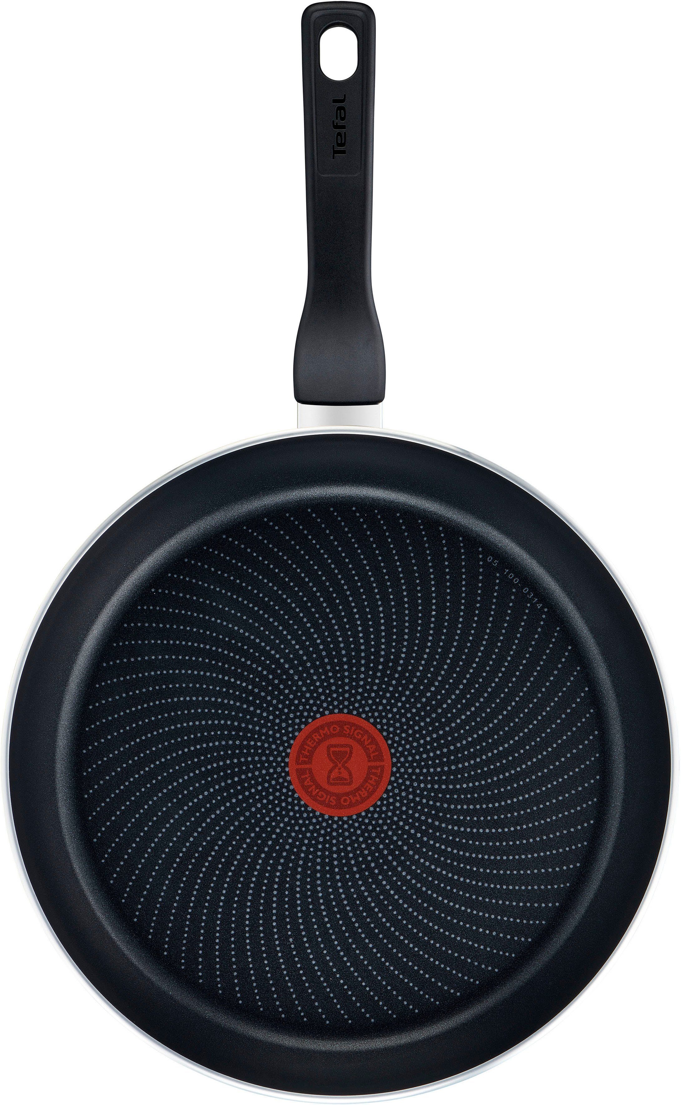 Tefal Bratpfanne Generous Cook, Aluminium (1-tlg), Thermo-Signal-Temperaturanzeiger, Induktion