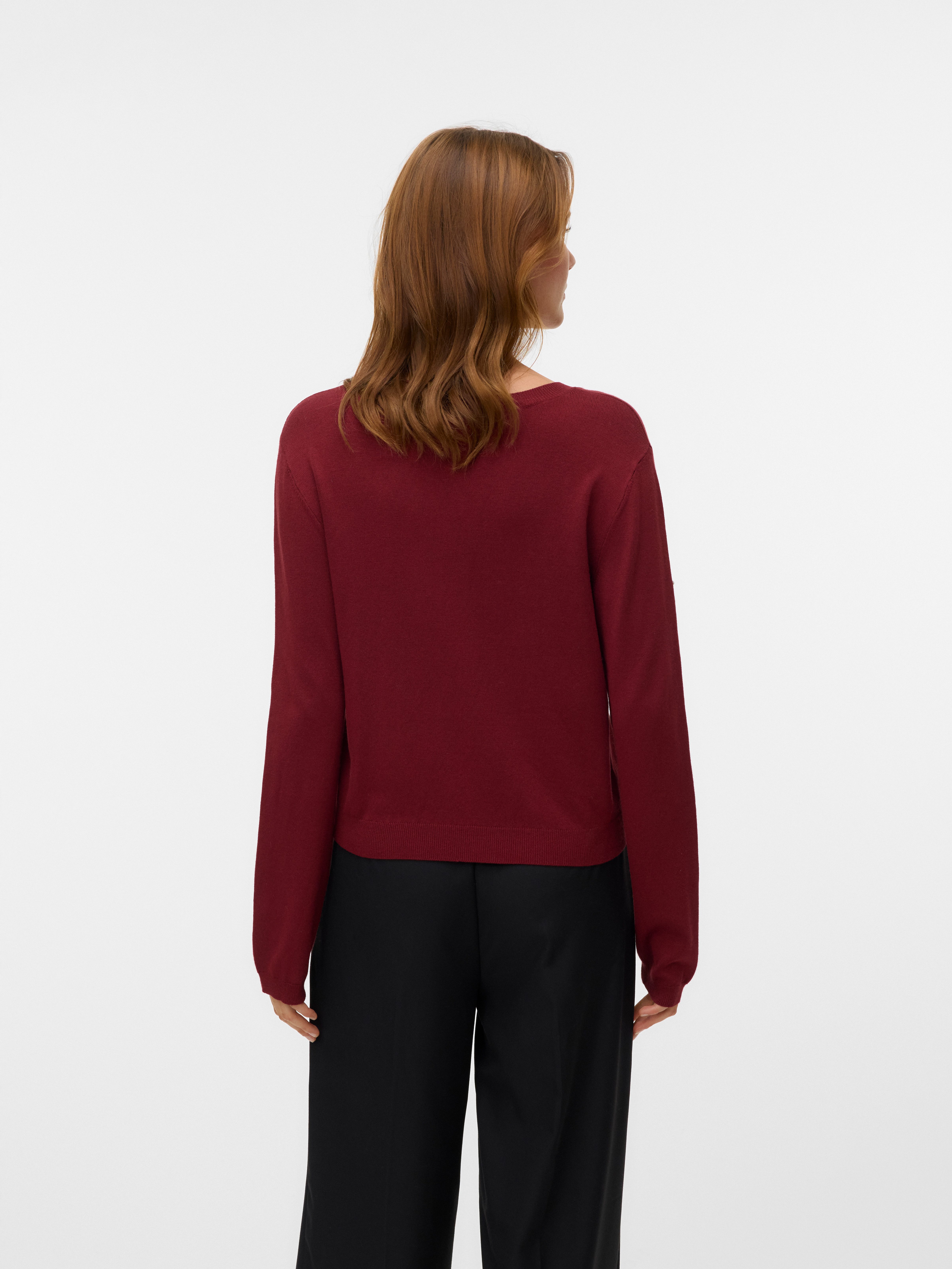 Vero Moda Rundhalspullover VMGLORY PEARL LS günstig online kaufen
