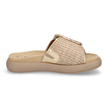 Gabor Gabor Damen Pantolette beige gold Pantolette