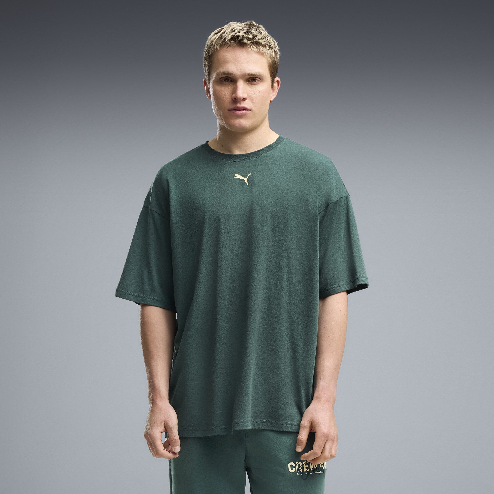 PUMA Trainingsshirt PUMA Crew Oversized Trainings-T-Shirt Herren