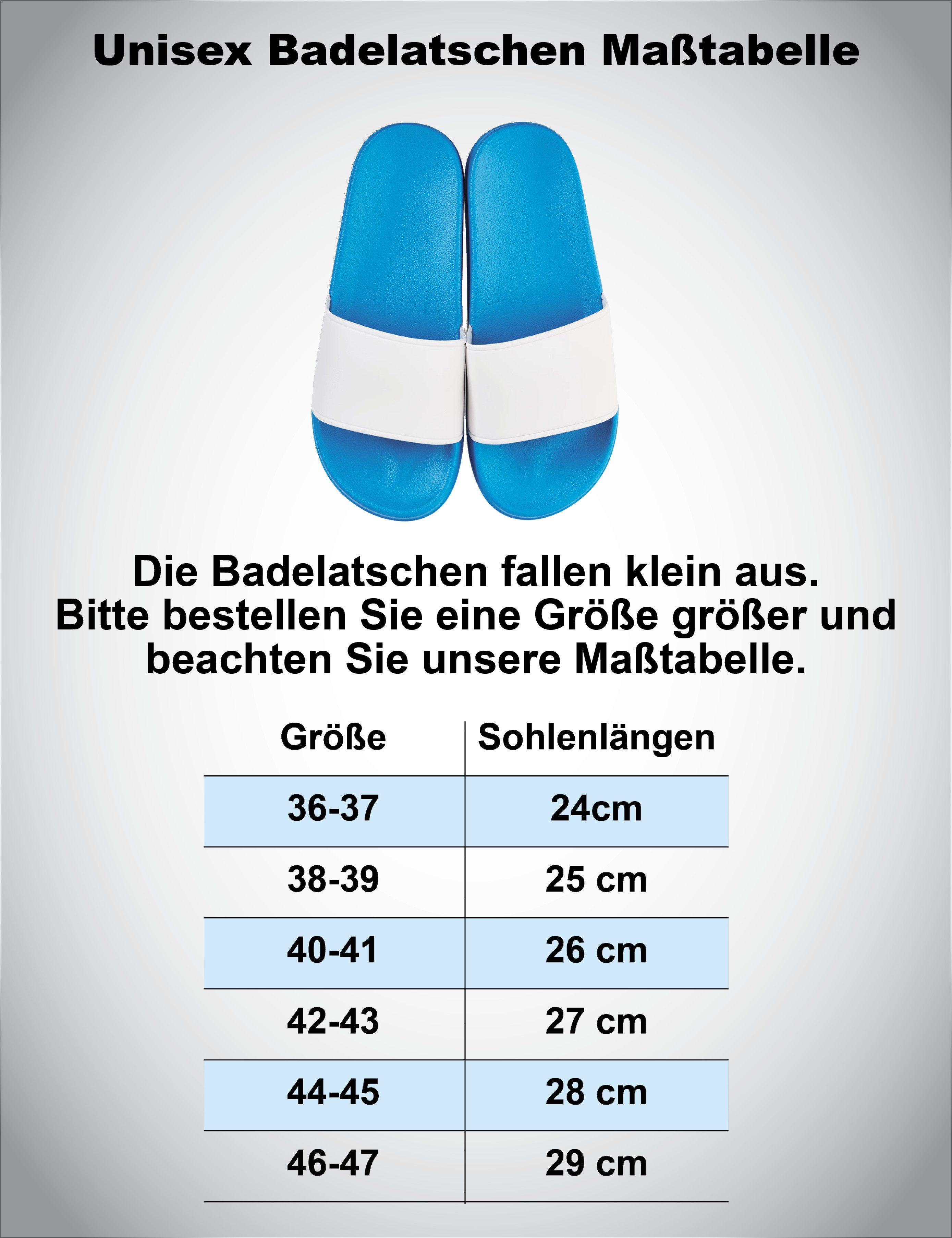 Youth Designz Herren Badelatschen "Opa Letten" Fun-Print lustig Geschenk Statement Badeschuh mit witzigen Aufdruck für Männer – Bild 5 von 5