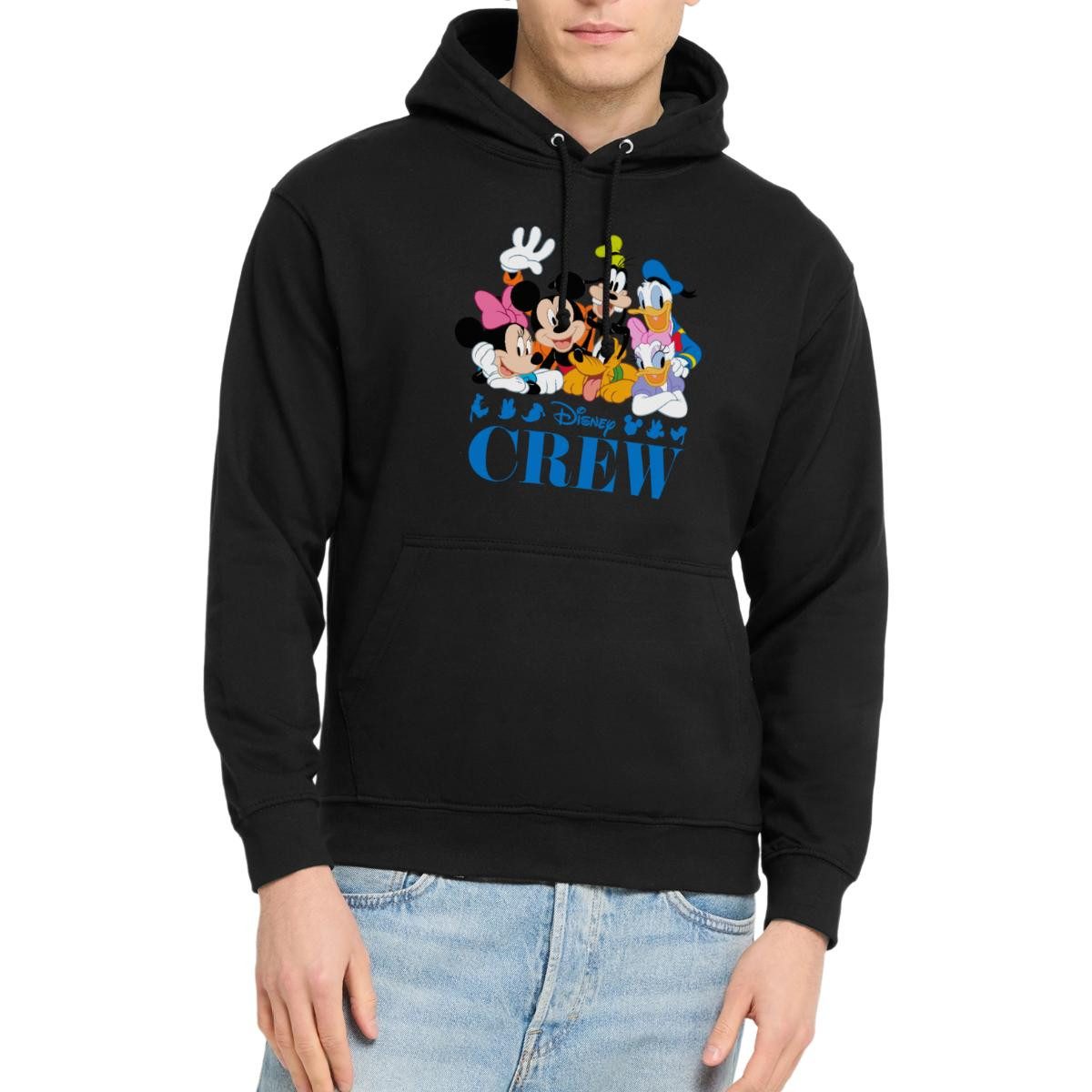Spreadshirt Hoodie Mickey & Minnie Pluto Goofy Daisy Donald Crew Unisex Hoodie (1-tlg)