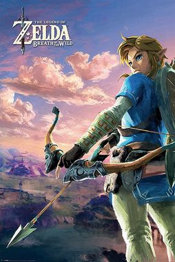 The Legend of Zelda Poster The Legend of Zelda Poster Breath Of The Wild 3er Set 61 x