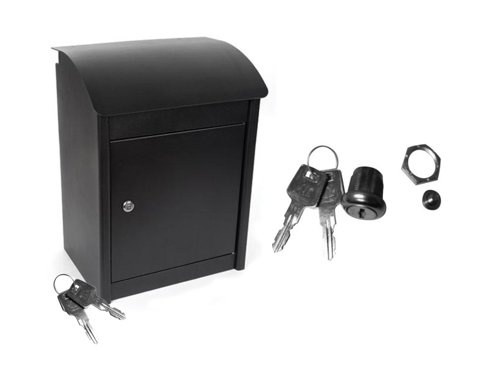 Setpoint Paketbox, Stand Paket-Briefkasten Pakebox für Zuhause mit Briefkasten-Schloß