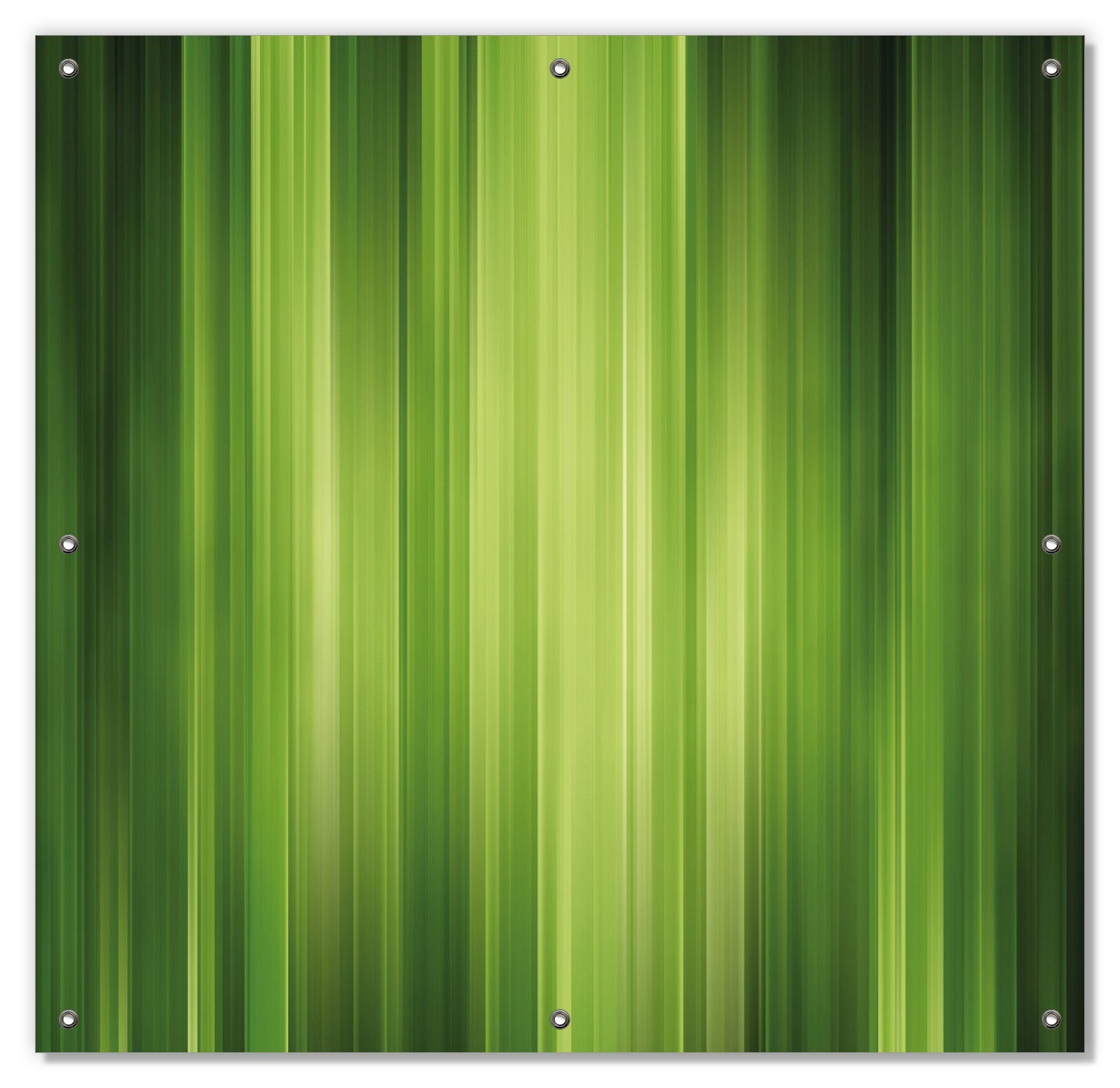 Sonnenschutz Grün und schwarz gestreift - Abstraktes Streifenmuster, Wallario, blickdicht, mit Saugnäpfen, wiederablösbar und wiederverwendbar