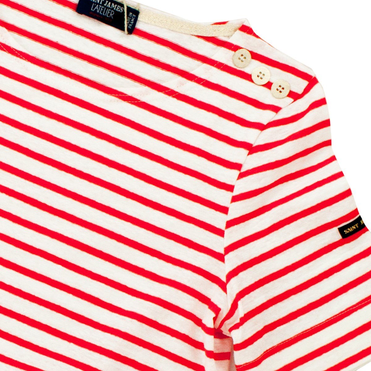 Shirtkleid Damen Saint Granville T-Shirtkleid Strandkleid 1446 NeigeSanguine(EU) Sommerkleid James