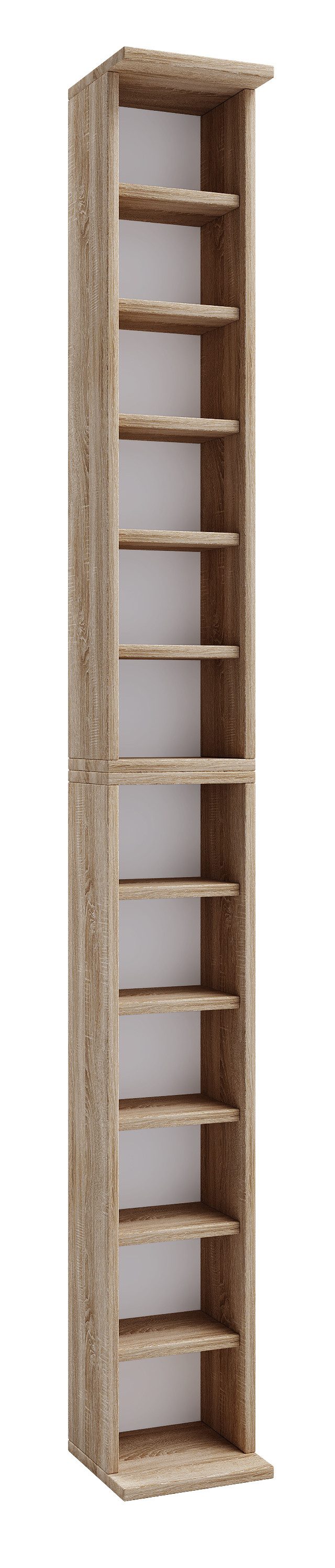 VCM Standregal Holz CD DVD Stand Aufbewahrung Deko Regal Bigol günstig online kaufen