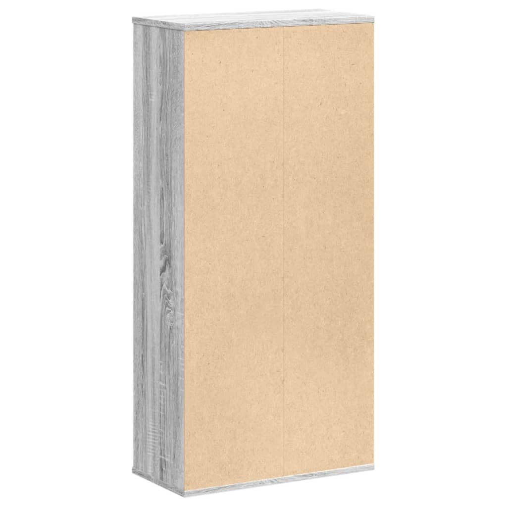 vidaXL Bücherregal NA Bücherregal Grau Sonoma 50x25x105 cm Spanplatte