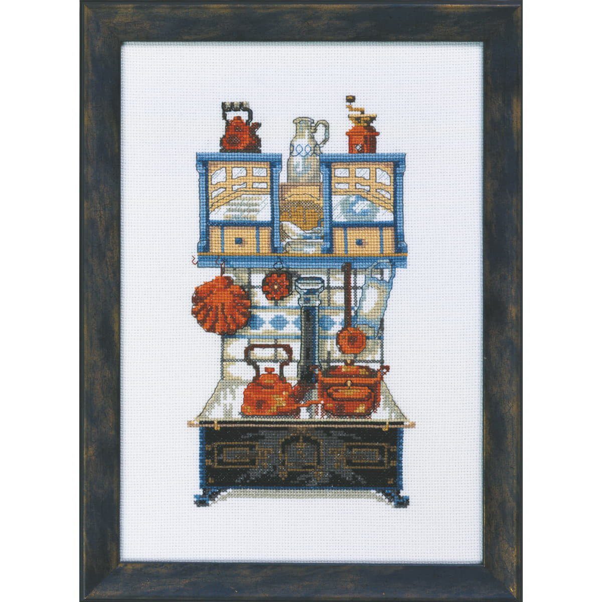 Permin Kreativset Permin Kreuzstich Stickpackung "Herd schwarz", (embroidery kit by Marussia)