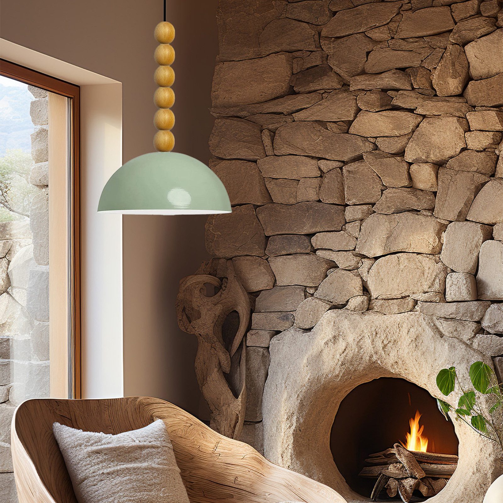 Bamyum Pendelleuchte Bamyum Hängelampe Vintage Ø26 günstig online kaufen