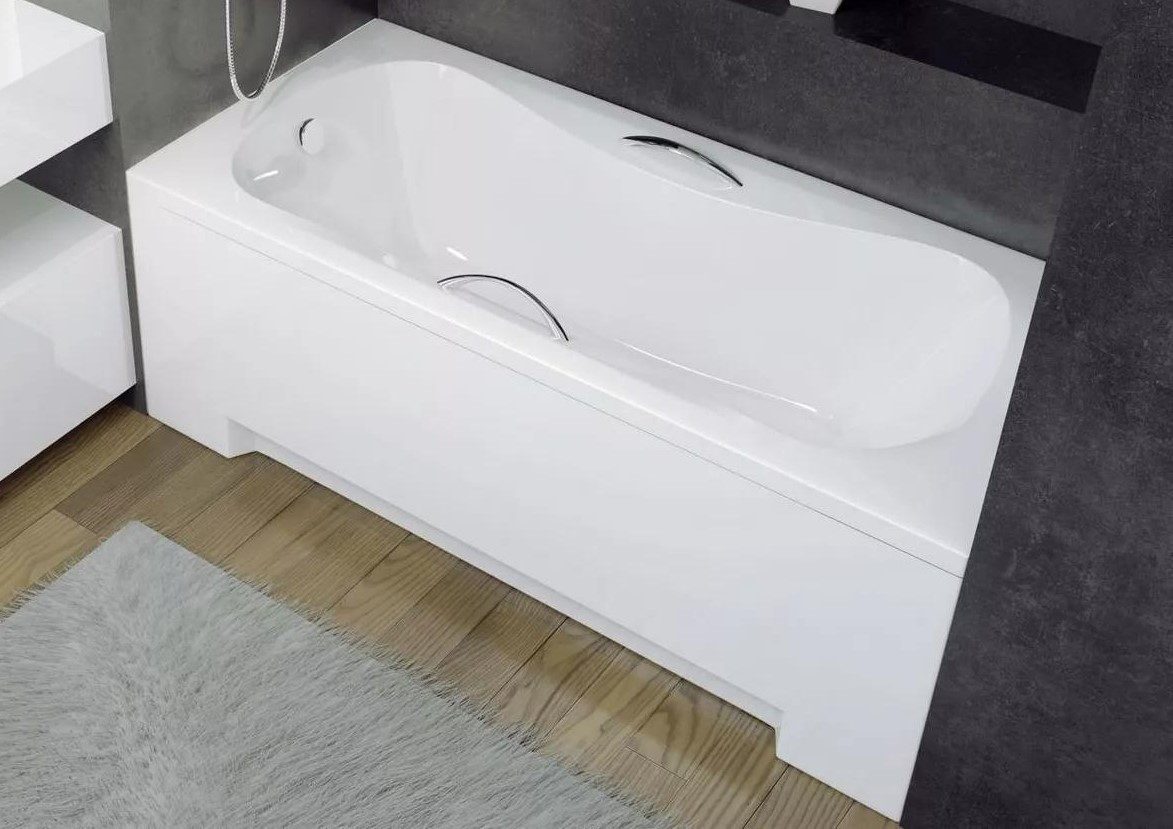 Xlmoebel Badewanne Moderne weiße Badewanne aus hochwertigem Material, Hergestellt in Europa