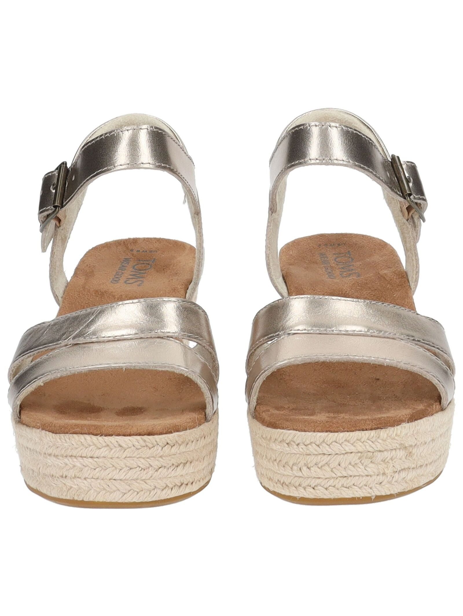 TOMS TOMS Sandalen Leder Keilsandalette