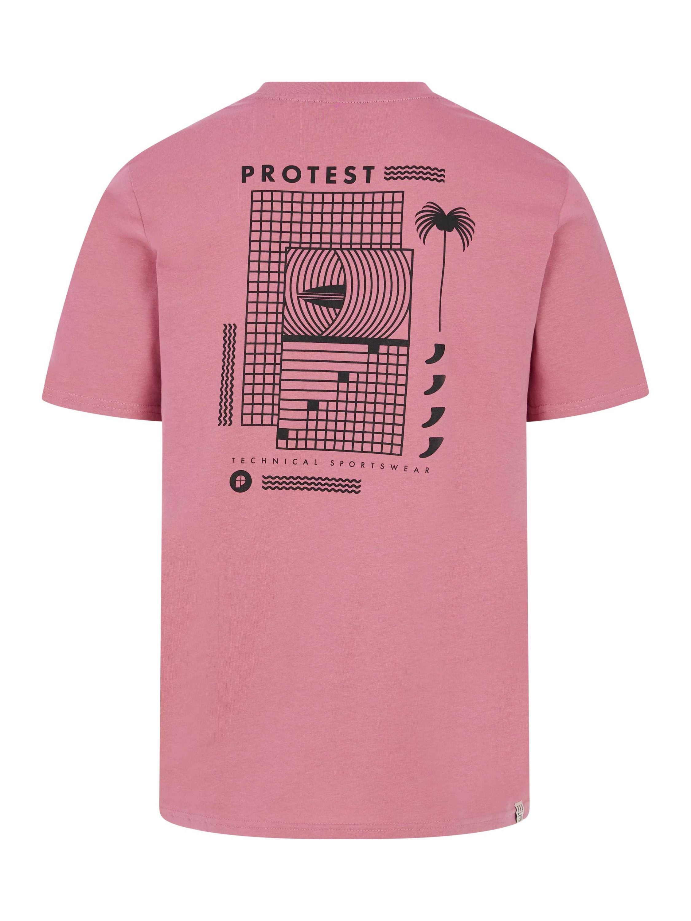 Protest Print-Shirt PRTKeidi t-shirt DuskSkyPink