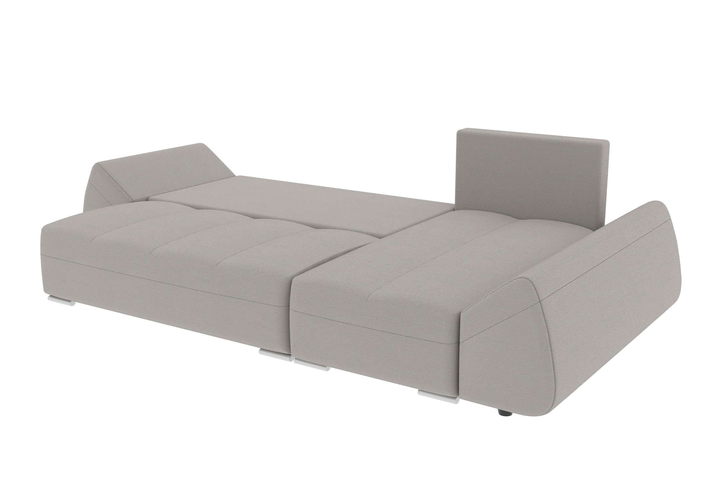 Sofa, L-Form, Modern mit mit Ecksofa Design Cascade, Bettkasten, Bettfunktion, Sitzkomfort, Eckcouch, Stylefy