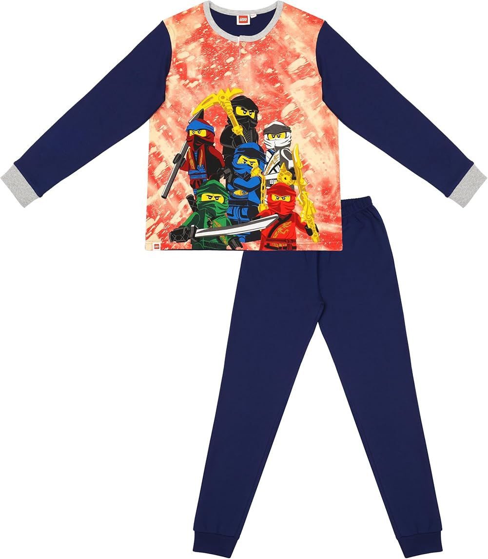 LEGO® kidswear Pyjama LEGO NINJAGO Jungen Schlafanzug 7 8 9 10 11 12 Jahre