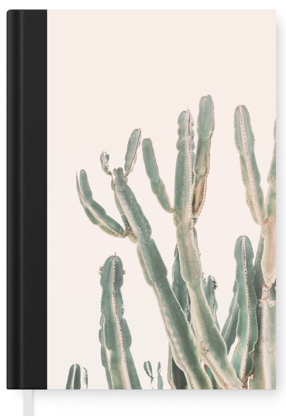 Kaktus - MuchoWow Journal, A5, Tagebuch, - Pflanze - 98 Seiten, Haushaltsbuch Notizbuch Grün Merkzettel, Natur, Notizheft,