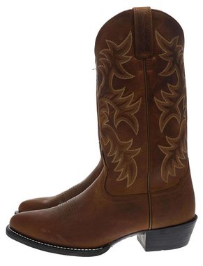 Ariat HERITAGE WESTERN R TOE Braun Cowboystiefel Herren Westernstiefel