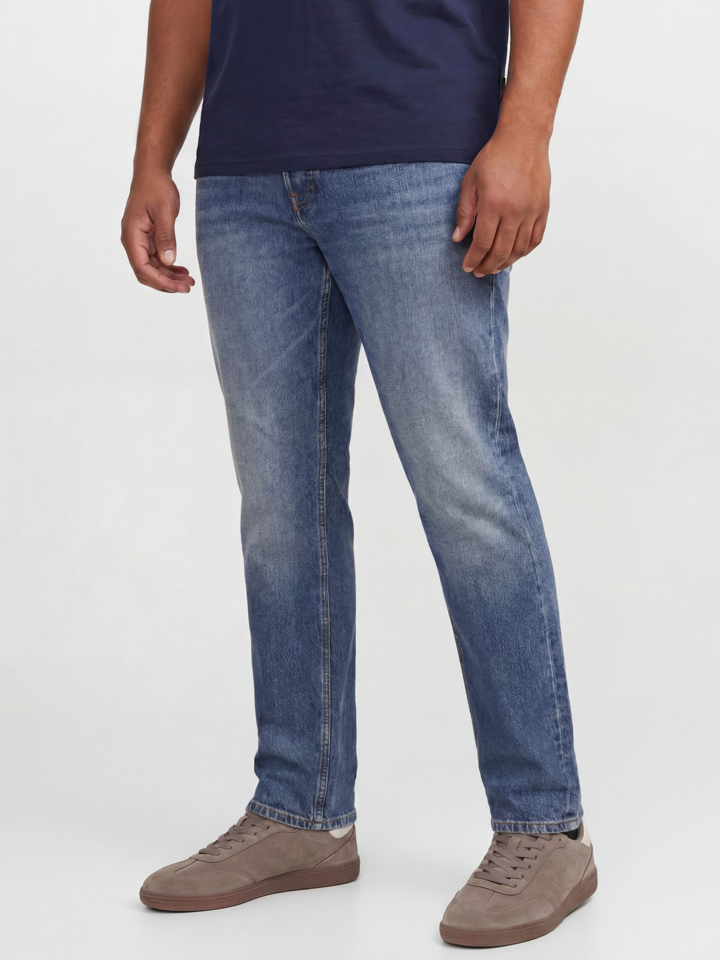 Jack & Jones PlusSize Comfort-fit-Jeans JJIMIKE JJORIGINAL ST PLS Baumwollmischung, comfort fit