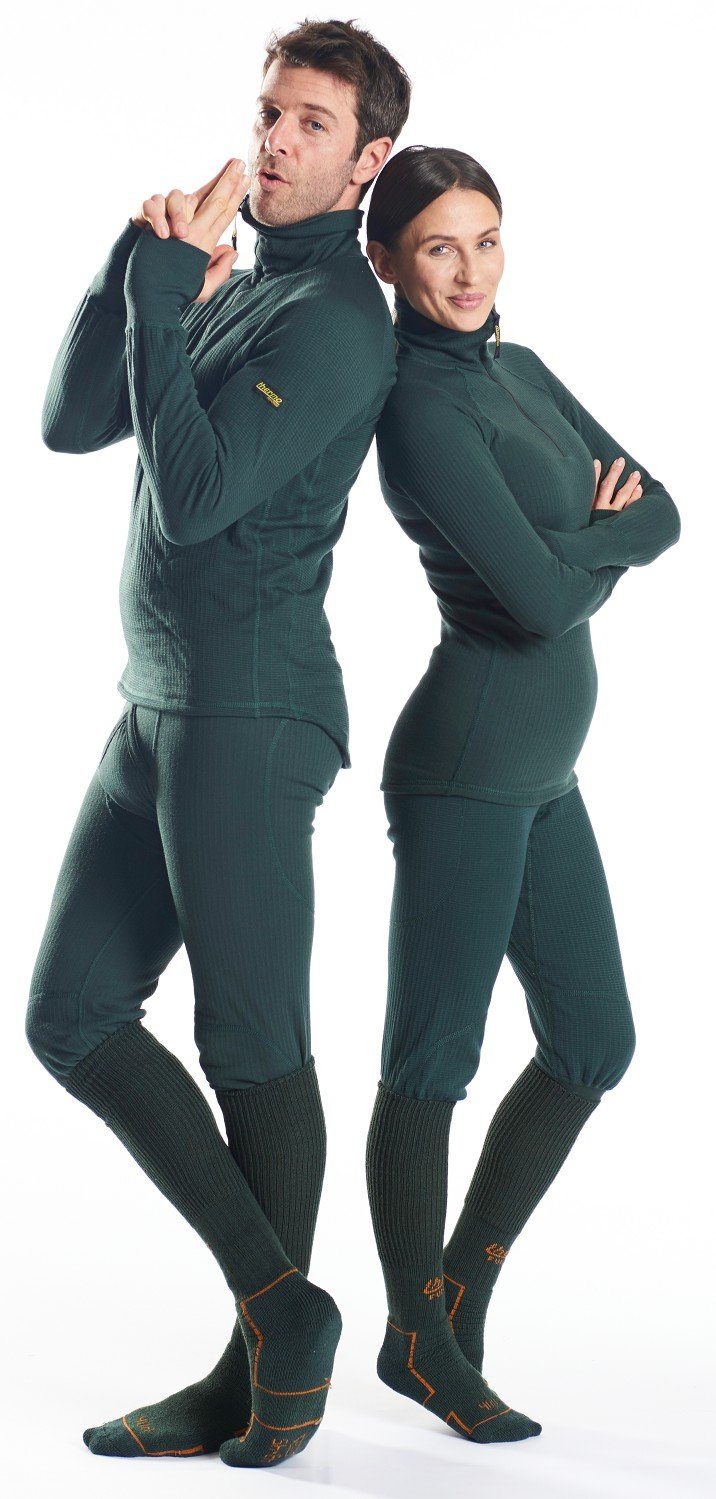 Thermo Function Lange Unterhose Jagdunterhose "Winnipeg" Lange Unterhose mit Eingriff oliv warm Oefele