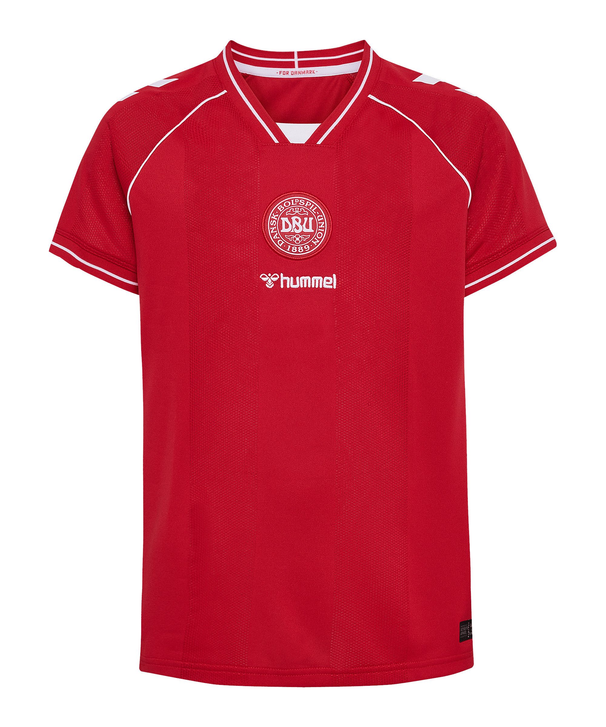 hummel Fußballtrikot hummel DBU Dänemark Trikot Home 2026 Kids Teamsport