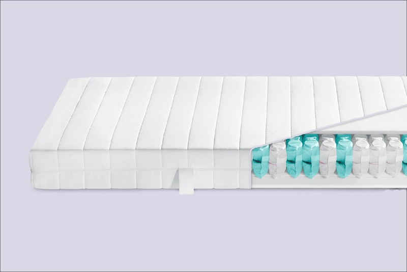 Taschenfederkernmatratze Basic mit 7 Liegezonen, Nightlife, 16 cm hoch, flexible Anpassung an die Körperkontur, intensive Luftzirkulation
