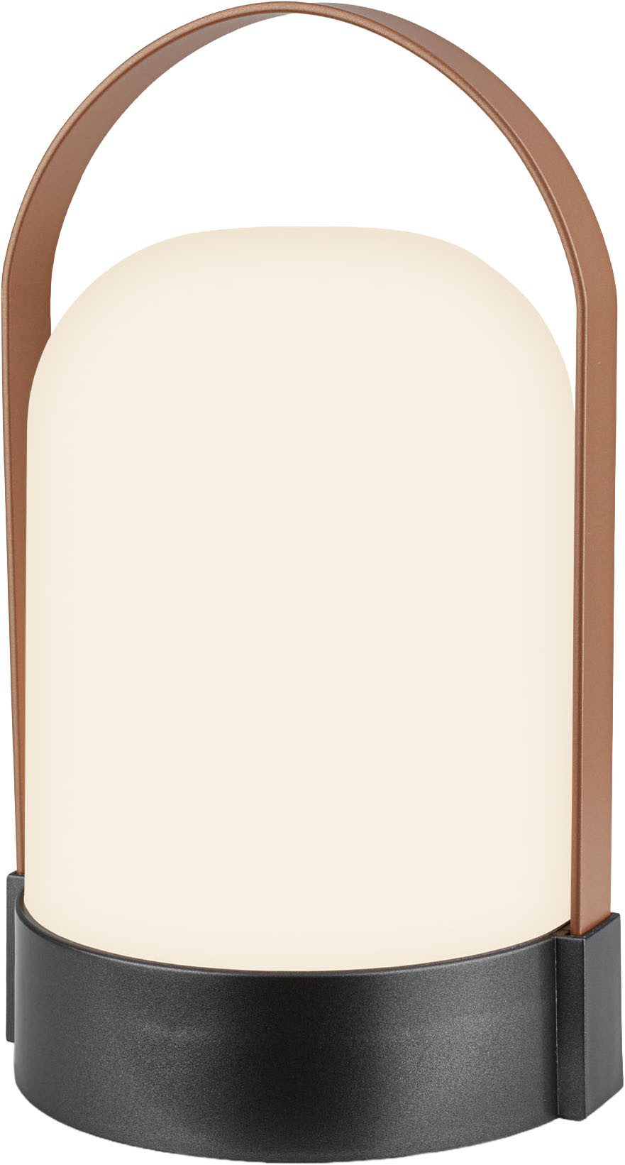 Briloner Leuchten LED Tischleuchte ASA BIG, LED fest integriert, Warmweiß, 14,5x13,5x24 cm, Indoor/Outdoor, Balkon, Terrasse, Wohnzimmer