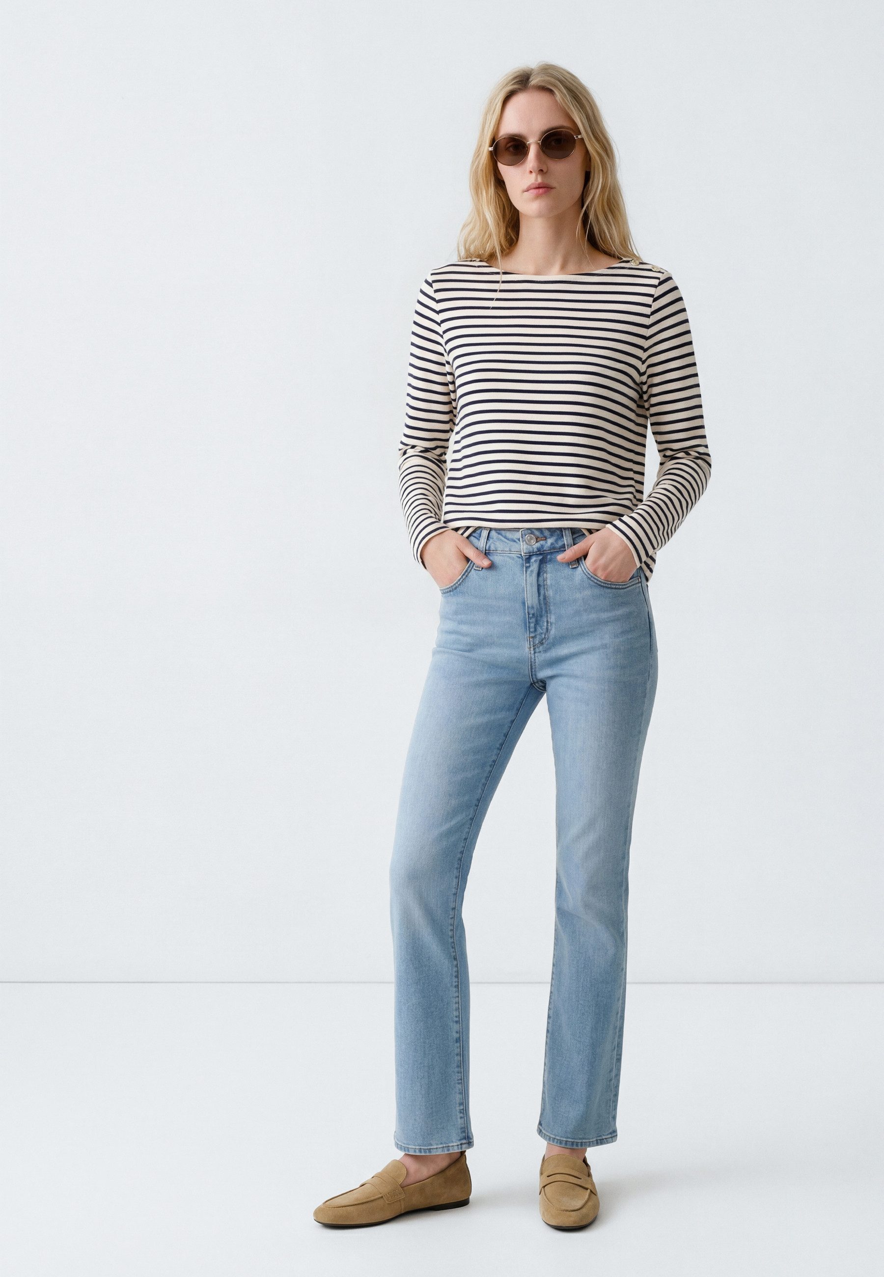 Mavi Langarmshirt LONG SLEEVE FASHION JERSEY Top mit Streifen