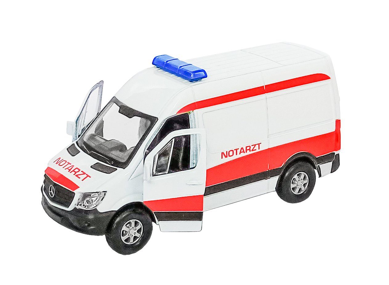 Welly Modellauto MERCEDES BENZ Sprinter Notarzt Modellauto Metall Modell Au günstig online kaufen
