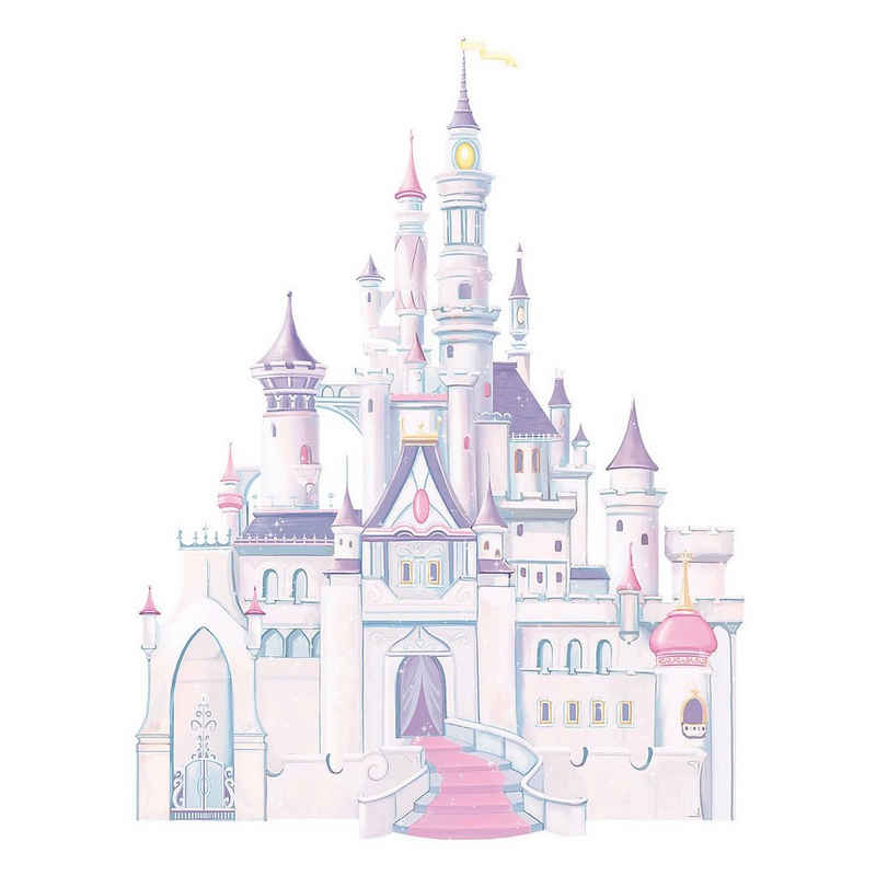 RoomMates Wandsticker »Wandsticker, Disney Princess Castle«