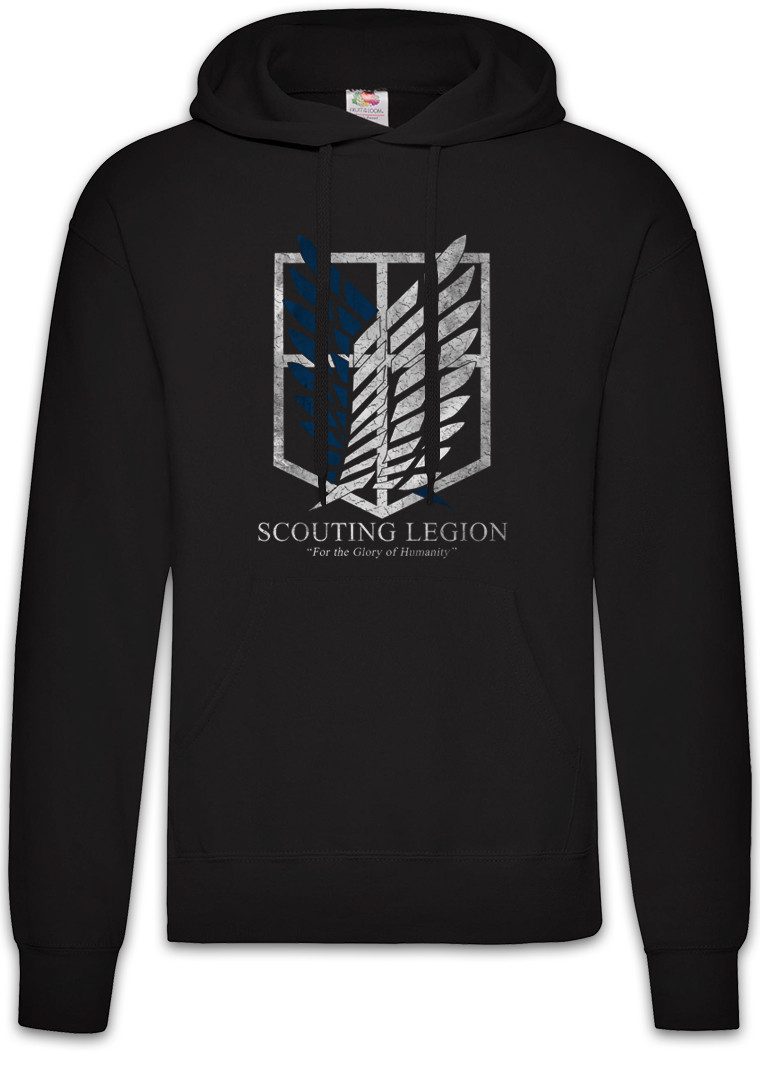 Hoodie Scouting Legion Herren Hoodie Attack On Logo Symbol Titan Sign Game