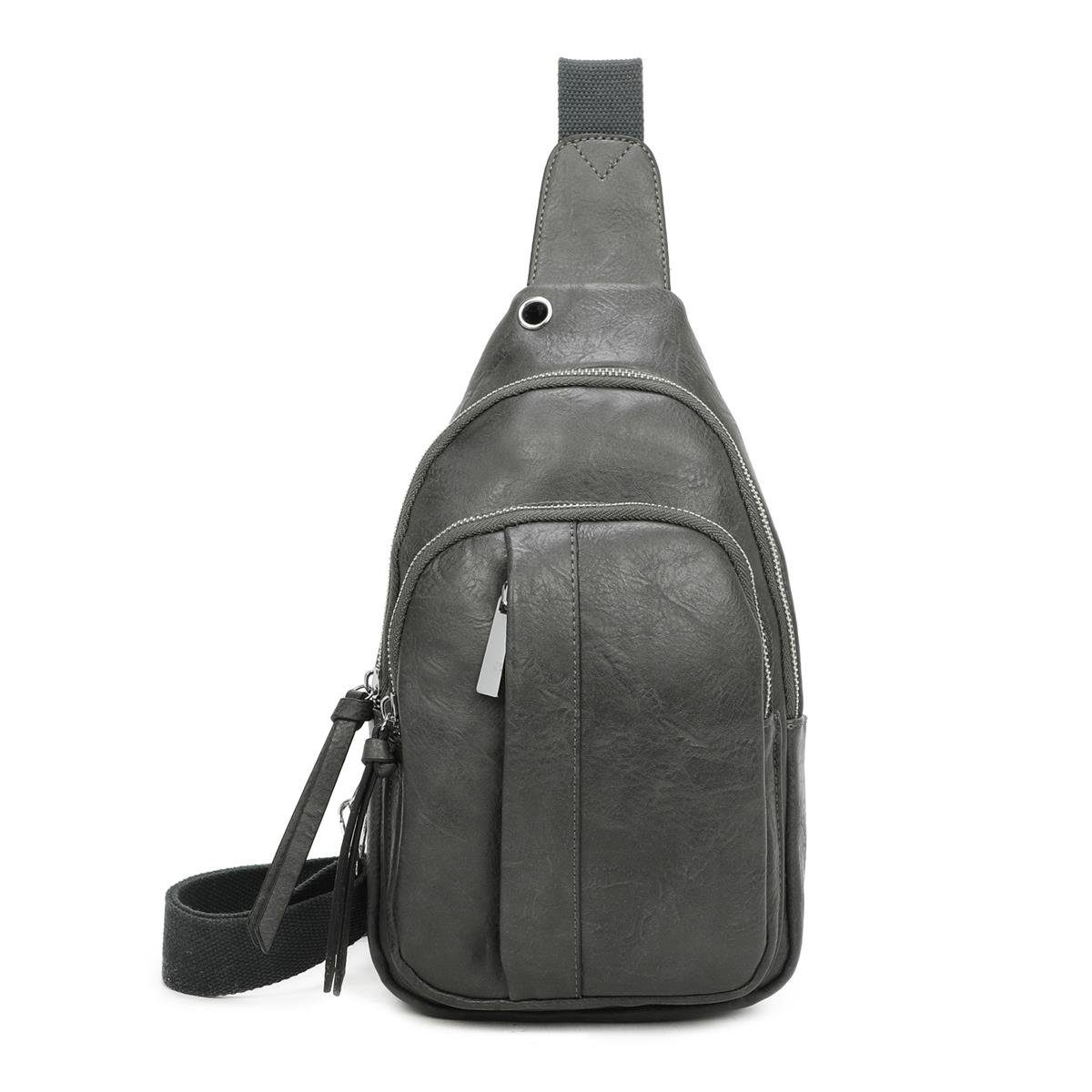 Schultertasche Damen Herren Crossbody Brusttasche Bodybag