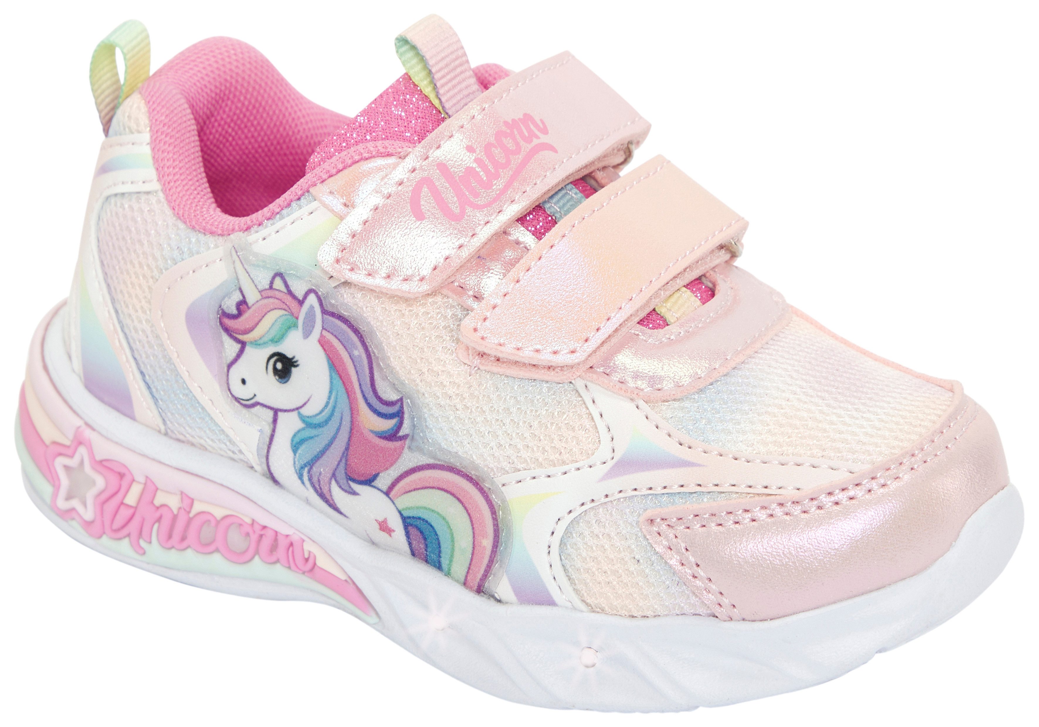 Disney UNICORN Sneaker mit cooler Blinkfunktion