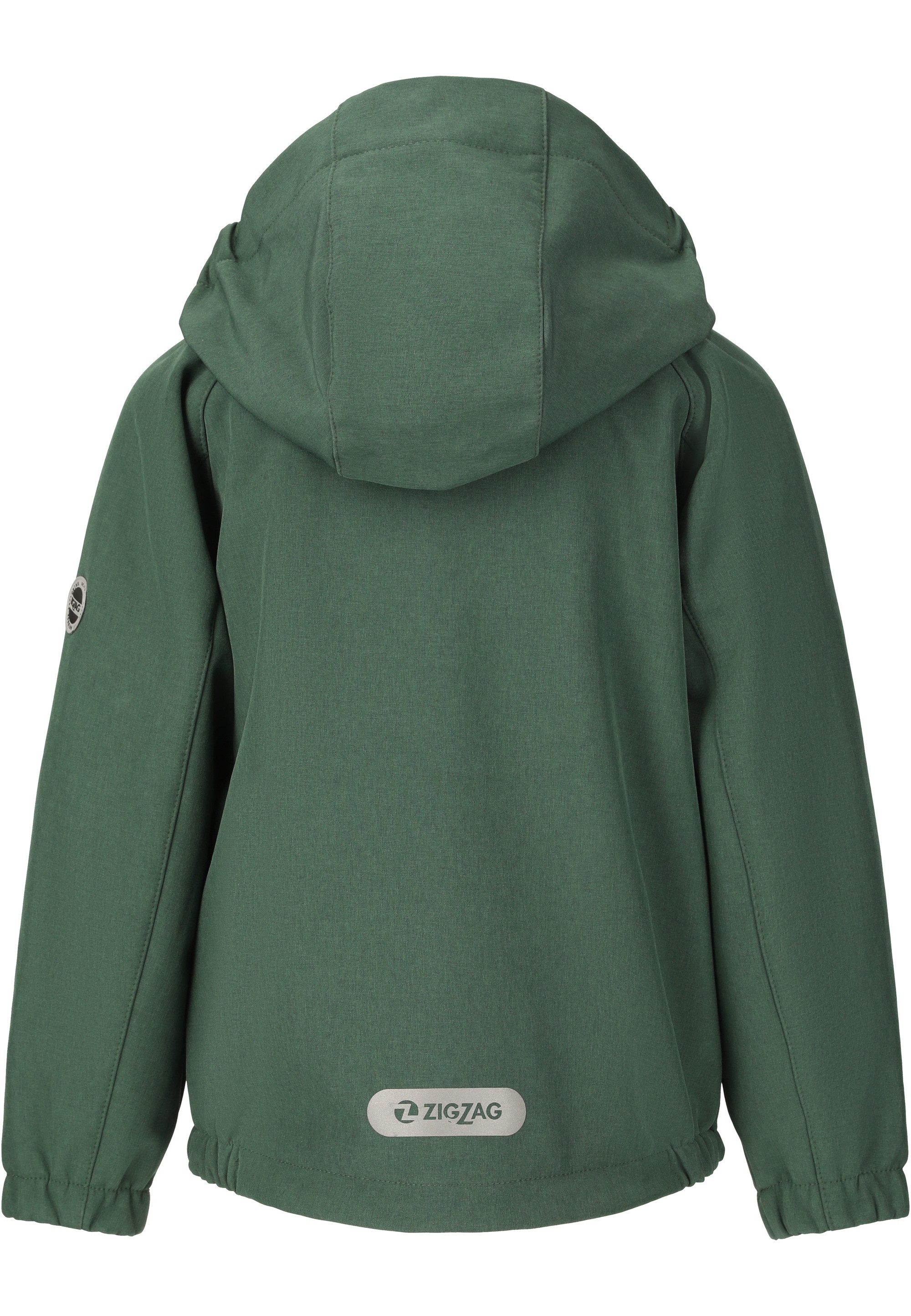 ZIGZAG Softshelljacke Bjorn mit wasserabweisender Membran