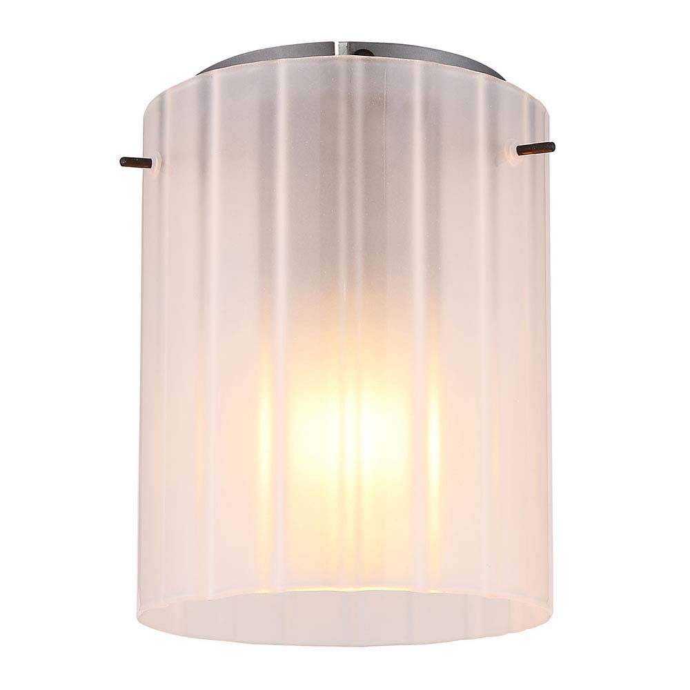 GLOBO LIGHTING LED Deckenleuchte, Leuchtmittel inklusive, Warmweiß, LED Deckenleuchte Deckenlampe Küchenlampe Flurlampe Glas satiniert