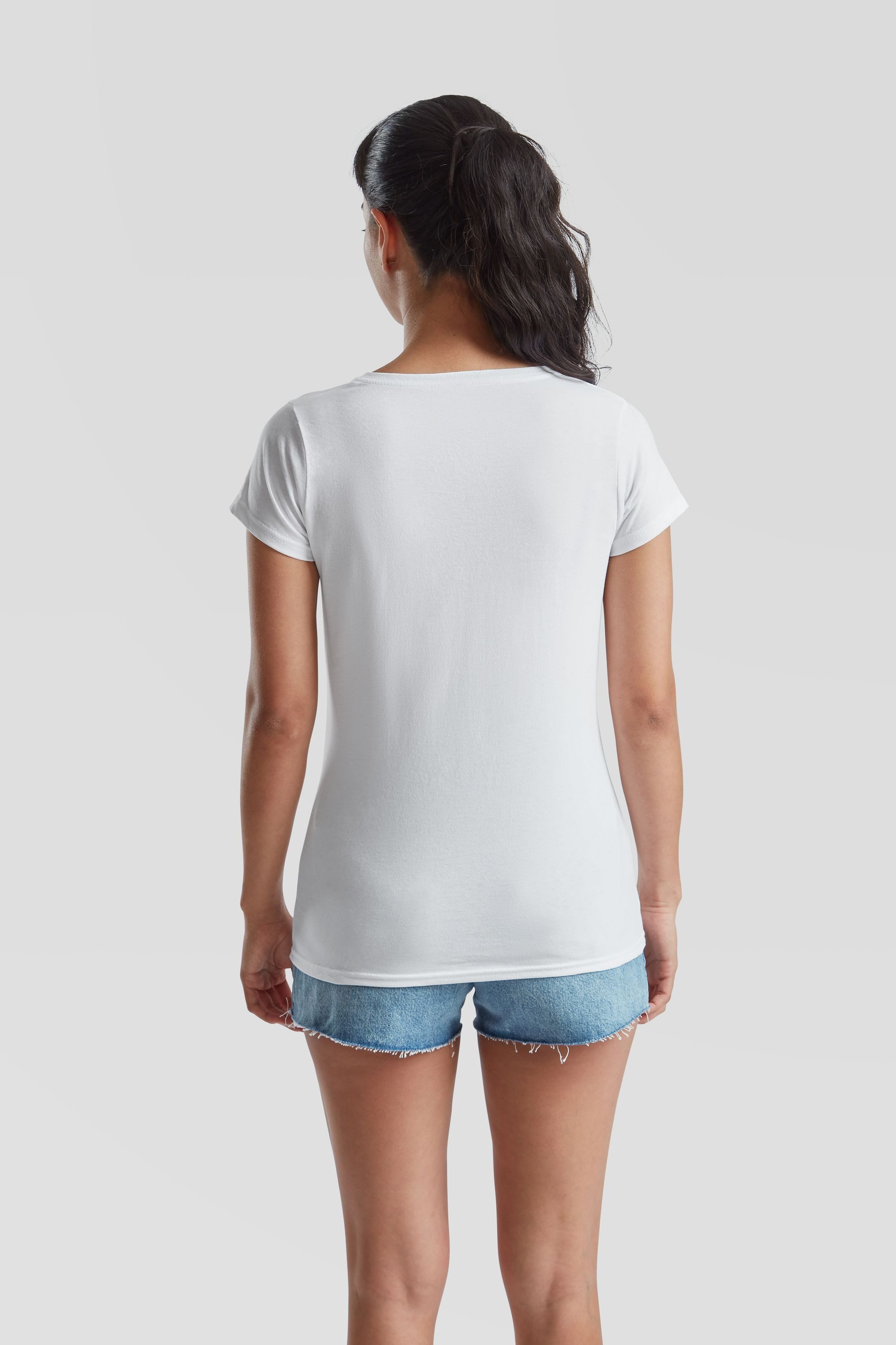 Fruit of the Loom Rundhalsshirt Fruit of the Loom Valueweight T Lady-Fit – Bild 5 von 5