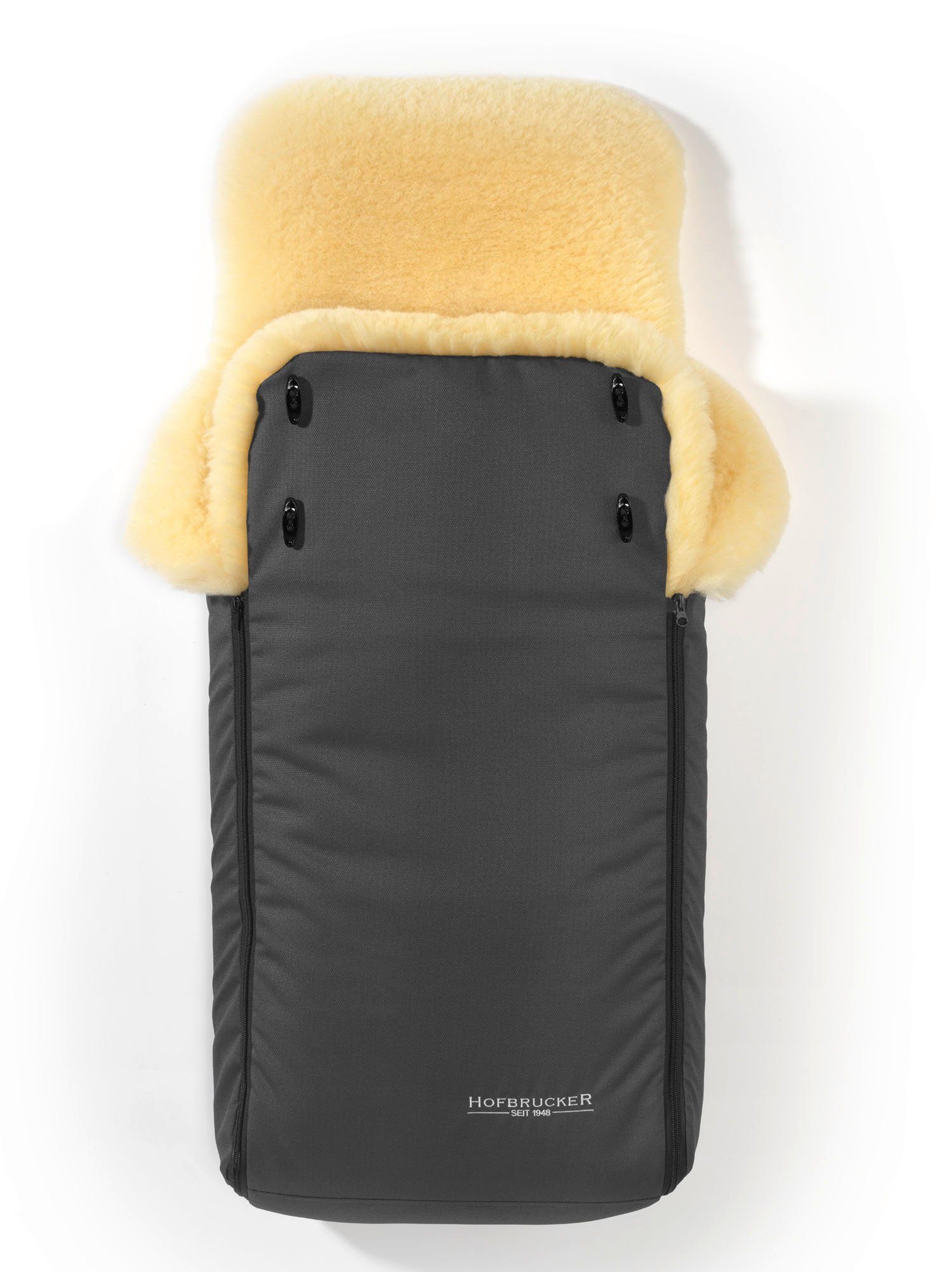 Fußsack Hofbrucker Lammfell-Fußsack Luxus für Kinderwagen und Buggy