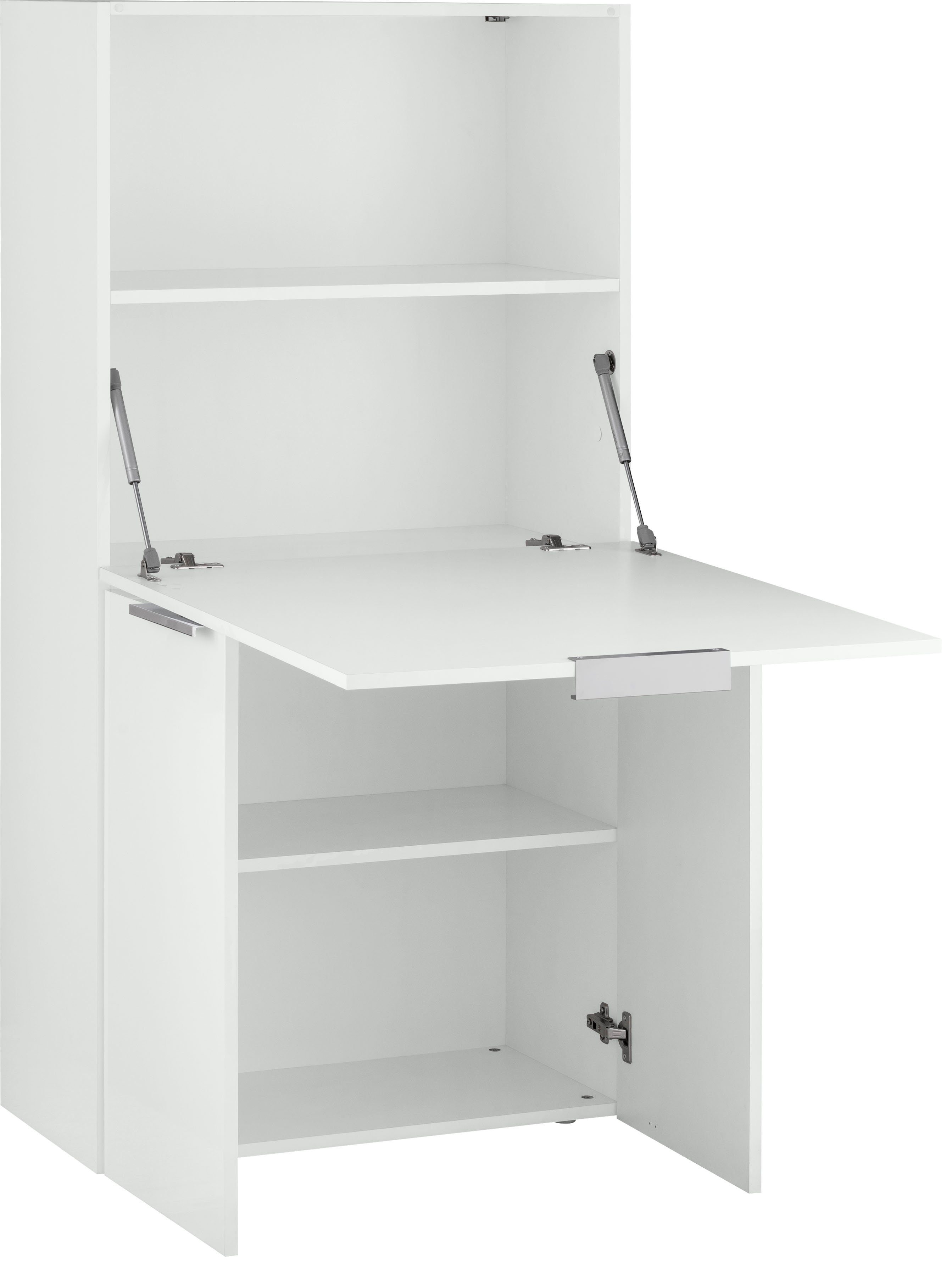 Home affaire Sekretär Dalia, Schreibtisch, PC-Schrank im modernen Design, Breite 70 cm, Made in Italy