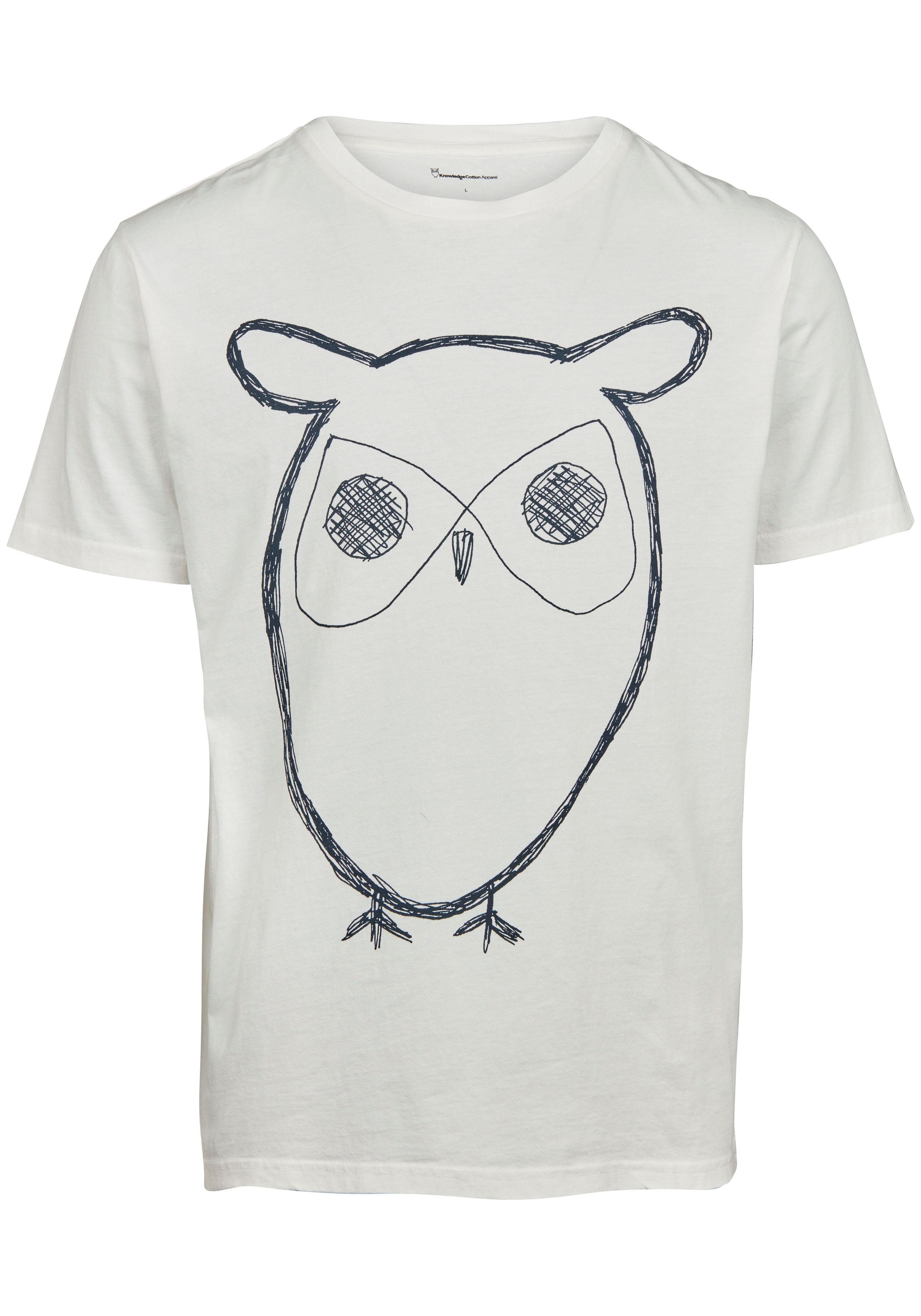 KnowledgeCotton Apparel TShirt mit EulenPrint OTTO