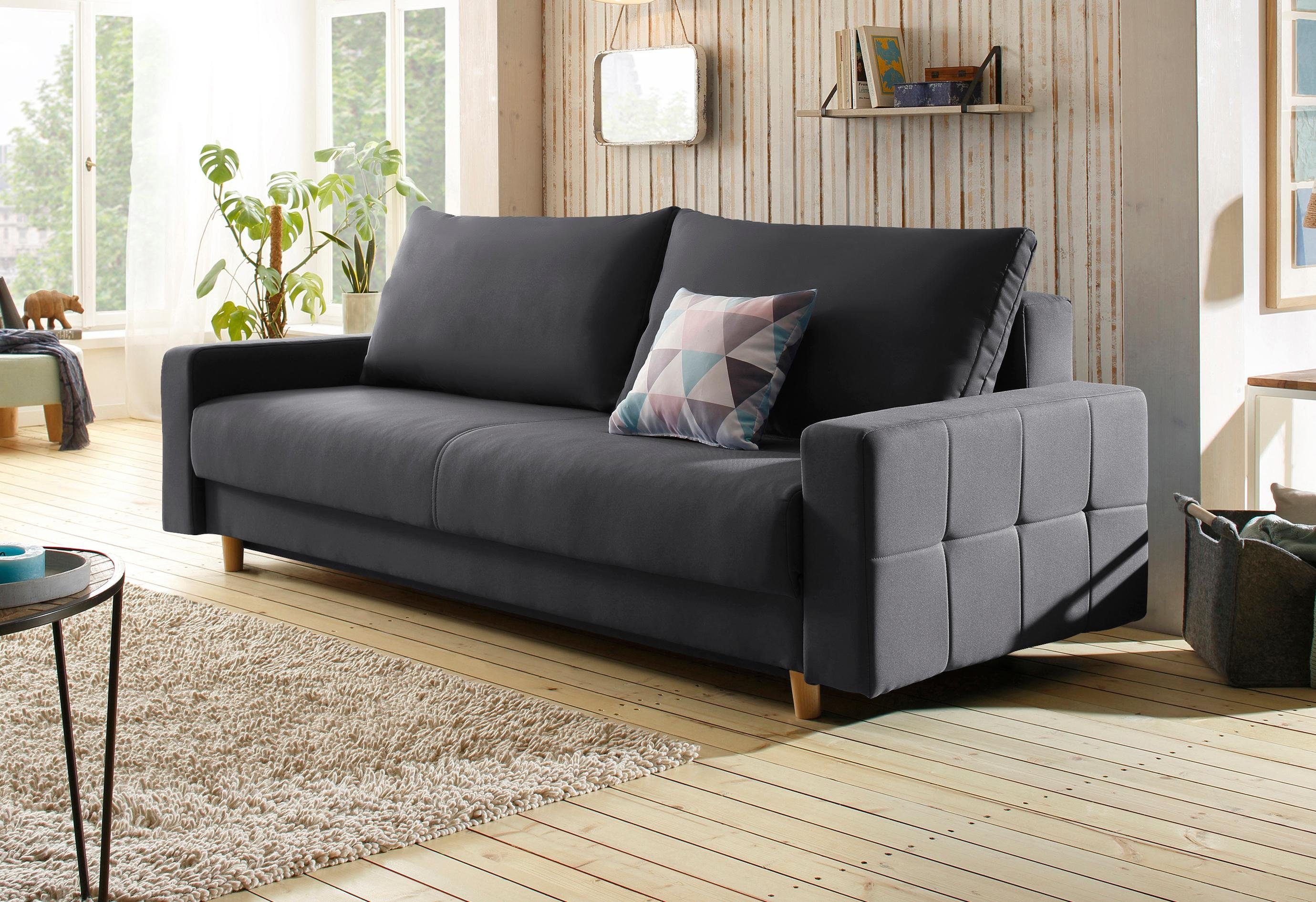 HOME AFFAIRE Schlafsofa PADUA - Einrichtungsbeispiel