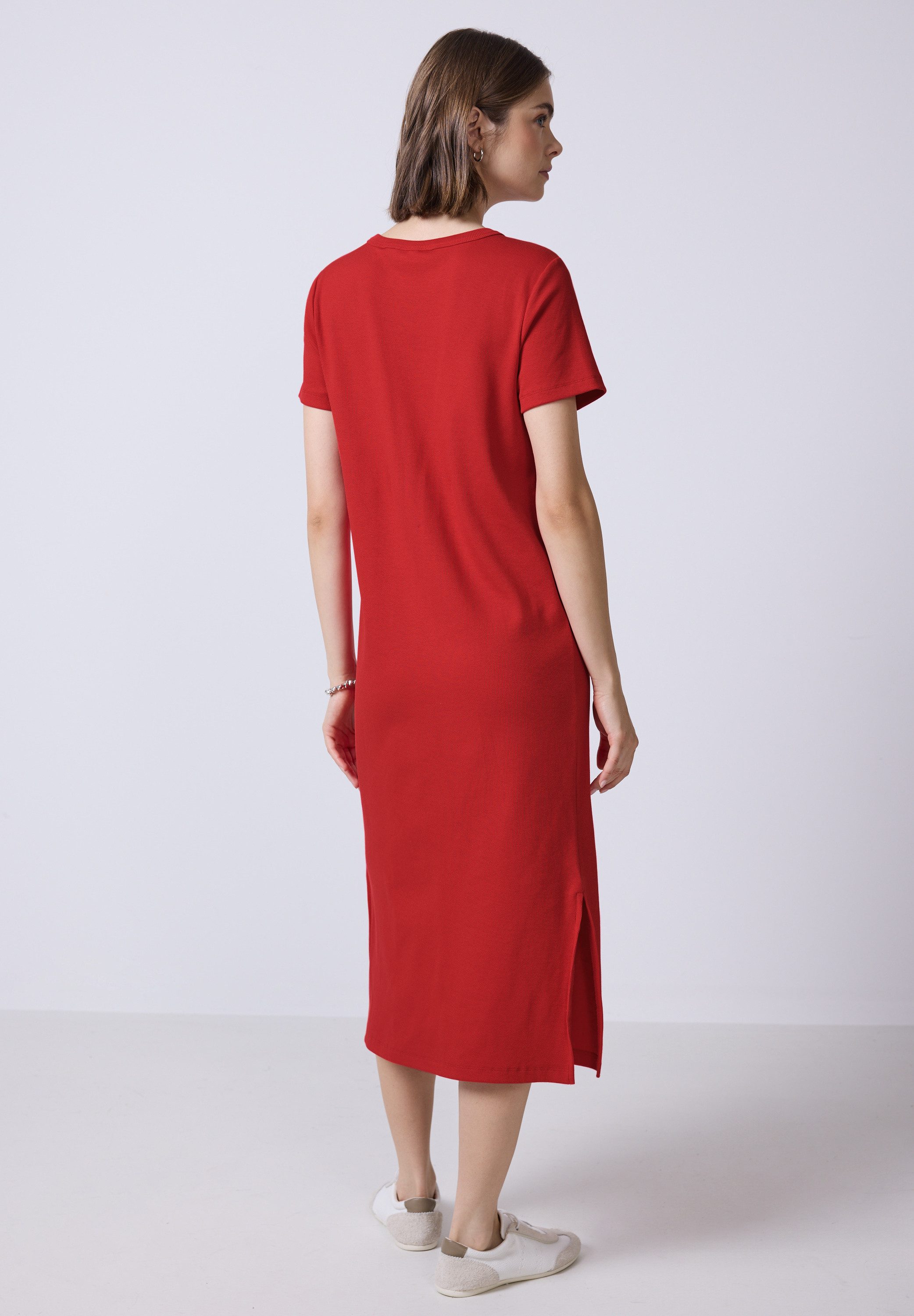 STREET ONE STUDIO Midikleid mit Rundhalsausschnitt günstig online kaufen