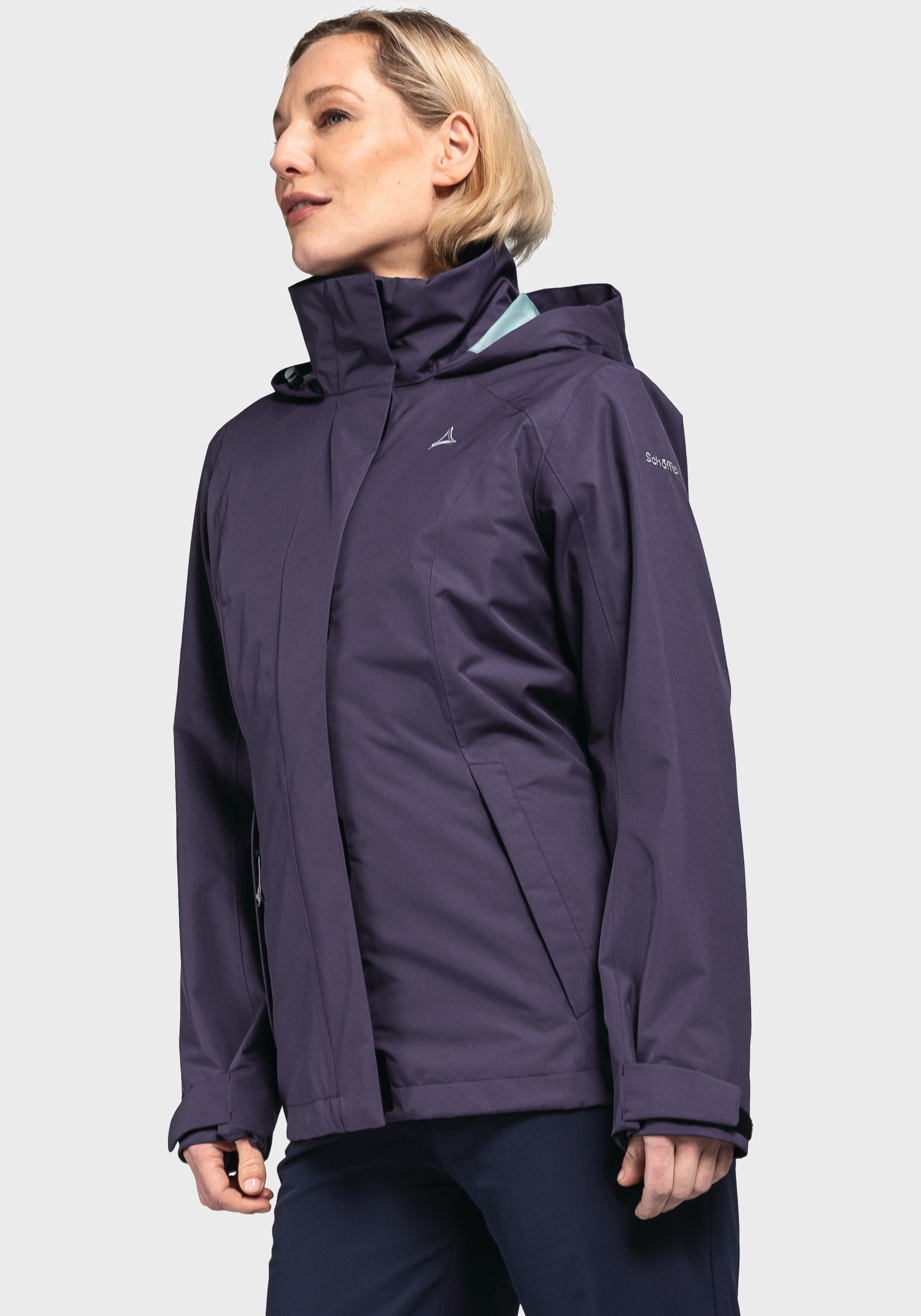 Partinello Jacket L lila Schöffel Doppeljacke 3in1