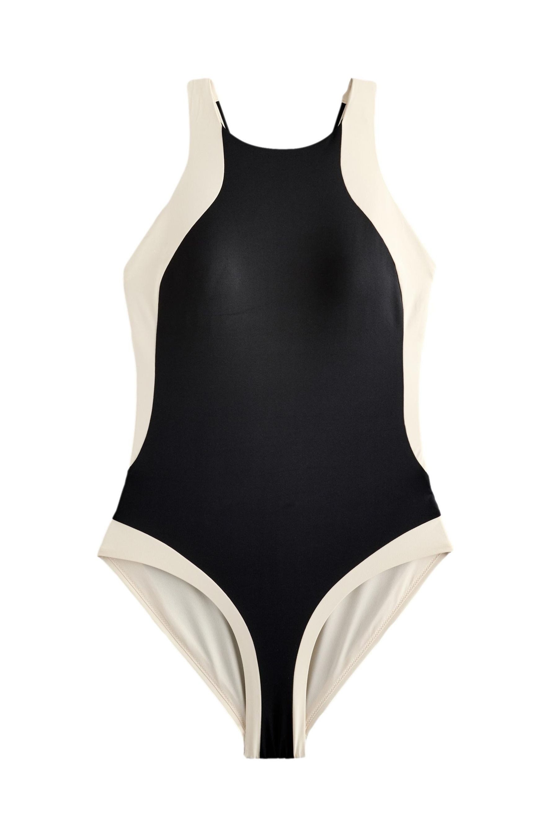 Next Badeanzug Bauchweg-Badeanzug mit Neckholder und Stehkragen (1-St) günstig online kaufen