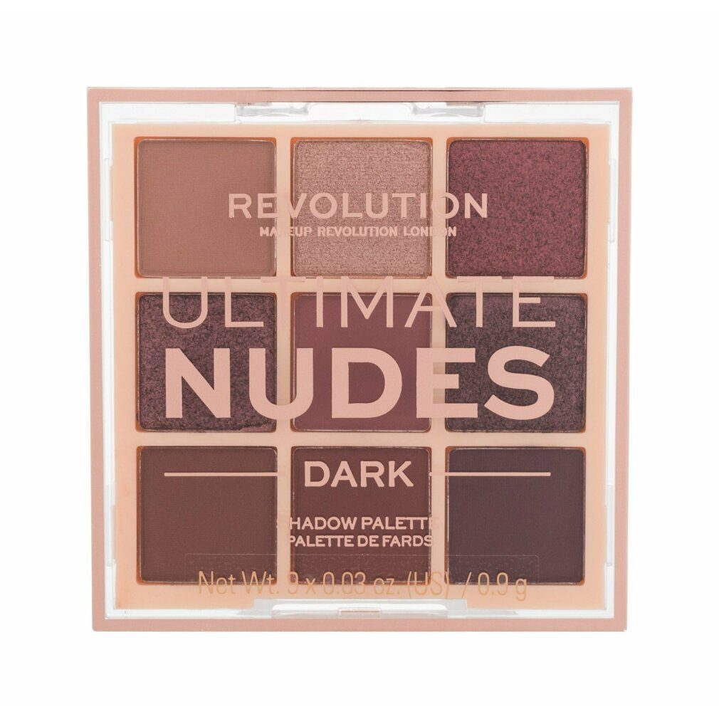 Revolution Lidschatten Makeup Ultimate Nudes Shadow Palette Dark