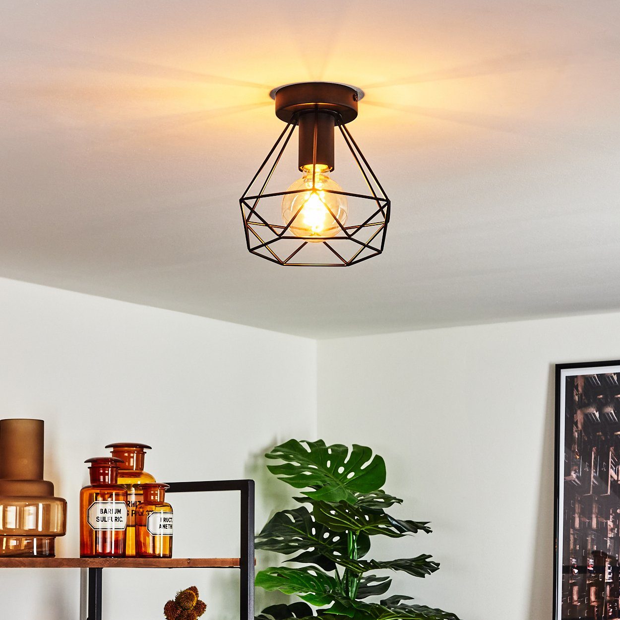 hofstein Deckenleuchte »Ozieri« 1-flammige Deckenlampe aus günstig online kaufen