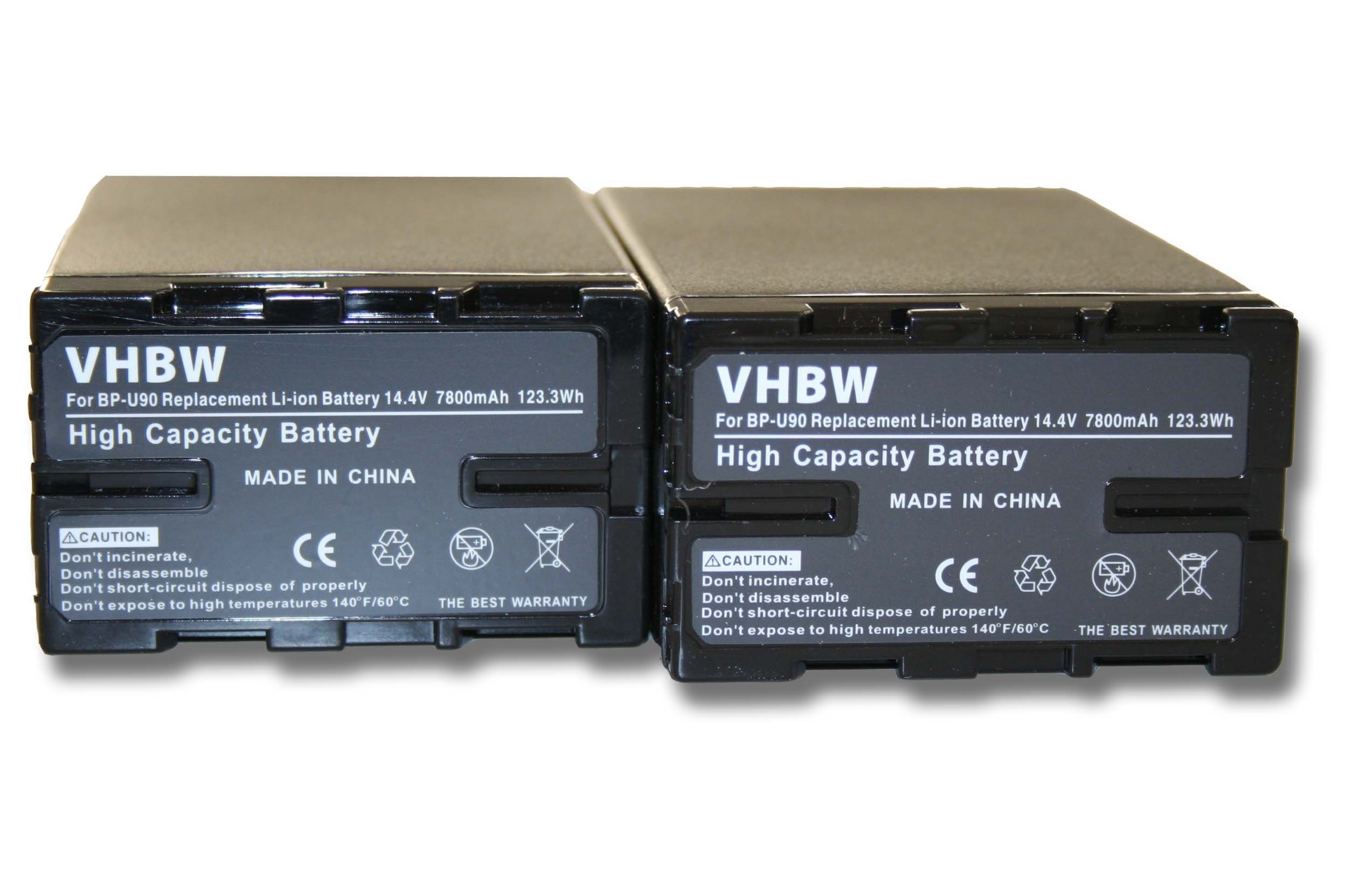 vhbw kompatibel mit Sony PXW-FS7, PXW-FS7M2 Kamera-Akku Li-Ion 7800 mAh (14,8 V)