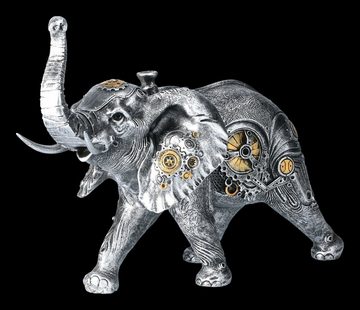 Figuren Shop GmbH Fantasy-Figur Mechanisch wirkender Elefant für Steampunk Fans - Fantasy Dekofigur